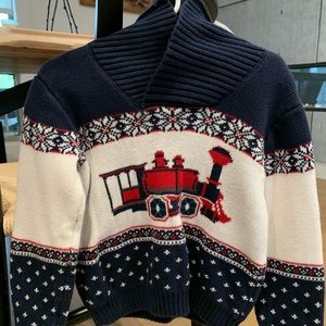 Janie and Jack Holiday Train Sweater